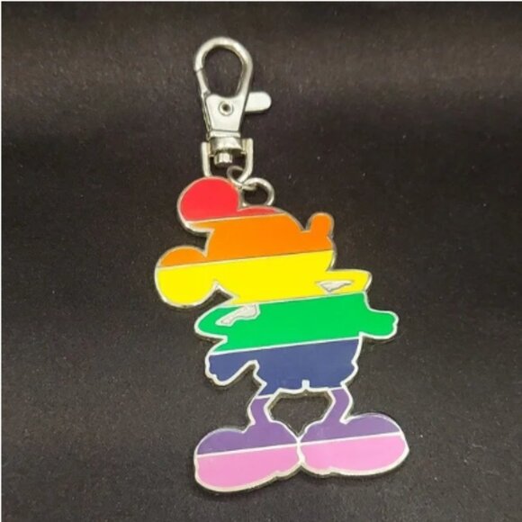 Disney Rainbow Mickey Keychain - Picture 2 of 5